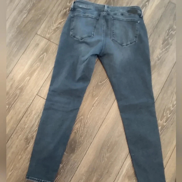 Mavis Alexa Women's Size 12 Blue Mid-Rise Skinny Jeans Y2k Skater - Picture 2 of 8